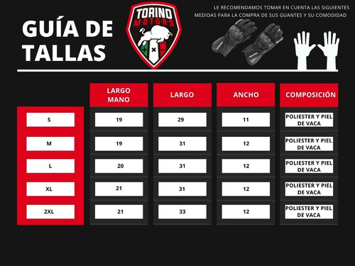 Guantes Para Motociclista Modelo Racing