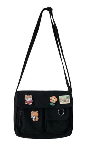 Bolso De Hombro Casual Lindo Bolso Escolar Japonés Bandolera