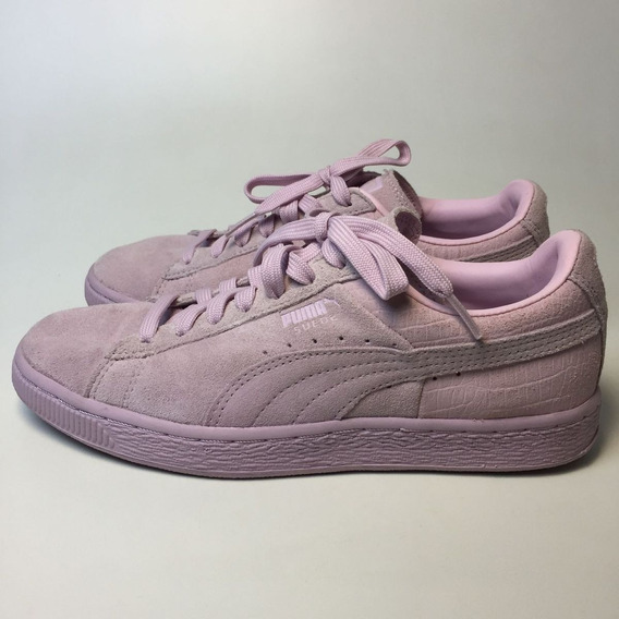 tenis puma suede classic rosa