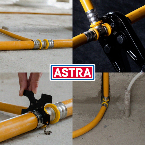 Conexão Fixa Astra Macho P/ Gás 16mm Cor Cromado
