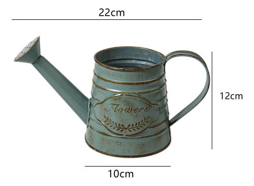 Regadera Maceta Hervidor De Hierro Maceta Rústica, Centro