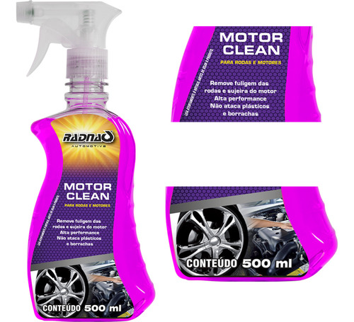 Limpa Rodas E Motor 500ml - Radnaq Motor Clean
