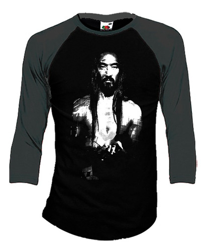 Steve Aoki Playeras Manga 3/4 Para Hombre Y Mujer