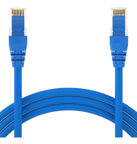 Cable De Red Utp Patch Cord Cat5e Conectores Rj45 0,5 Metros