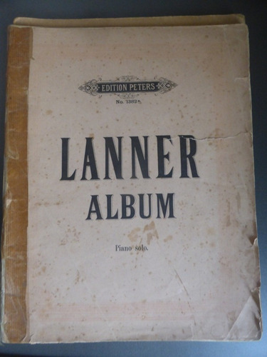 Lanner Album - Piano Solo - Edition Peters Nº 1382 - Aleman