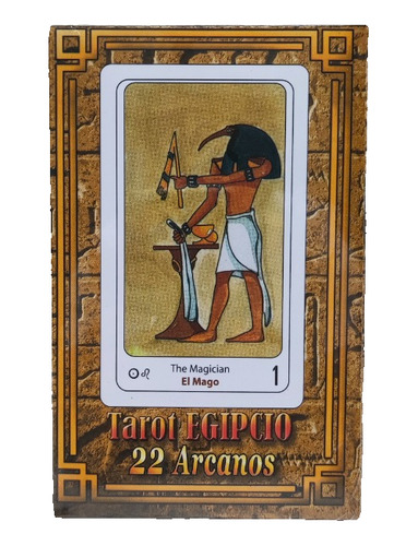 Tarot Egipcio 22 Arcanos Marca Ag Con Guía - Envíos