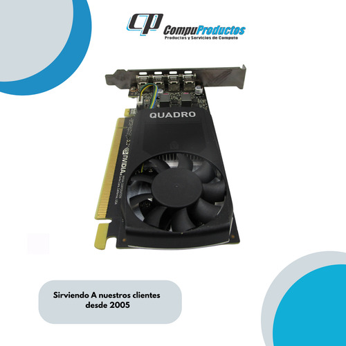 Tarjeta Video Nvidia Quadro P1000 4gb Gddr5 4xminidp Alto P (Reacondicionado)