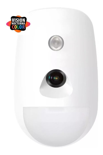 Sensor Pir Hikvision C/ Camara Colorvu Ds-pdpc12pf-eg2-wb