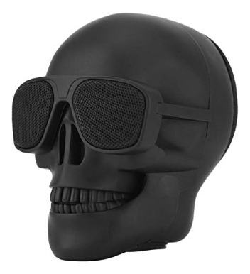 Bocina De Calavera Negra Conexión Inalámbrica Inteligente