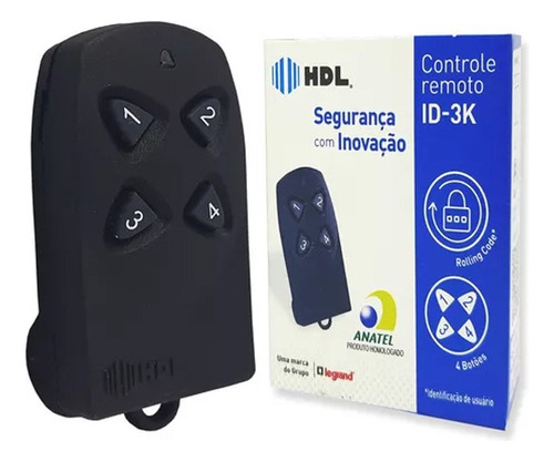 2pcs Controle Remoto Hdl Portão Eletrônico 433mhz Nxt90 Novo