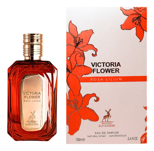 Victoria Flower Rosa Lilium Edp 100ml Silk Perfumes Original