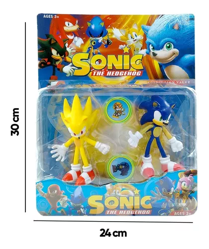 Set Sonic Hedgehog X2 Muñecos Coleccionables