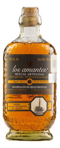 Mezcal Artesanal Los Amantes Añejo 700 Ml