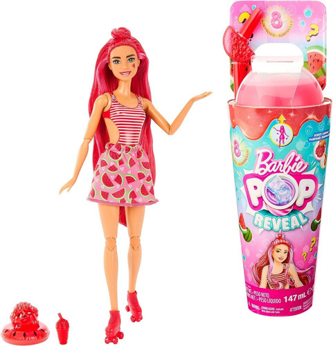 Boneca Barbie Mattel - Pop Reveal - Melancia - 8 Surpresas