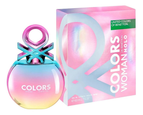 Perfume Colors Woman Holo De Benetton Edt Importado - 80ml Volume Da Unidade 80 Ml