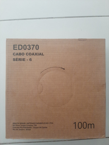Cabo Coaxial Ed0370 - 100m