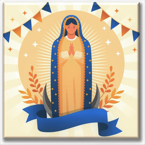 Cuadro Canva Virgen Imagen 40*40 Cm