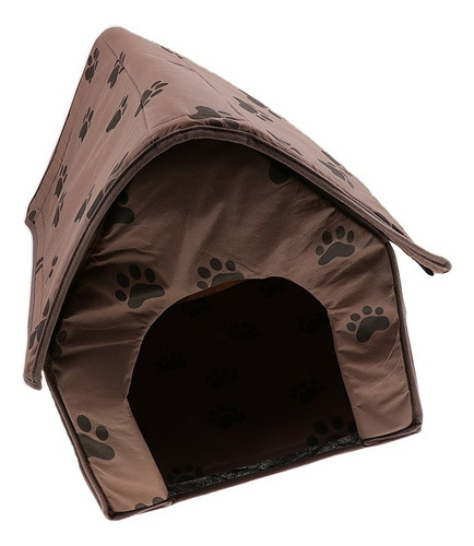 Casa Portátil For Perros Y Gatos De Tela Suave For