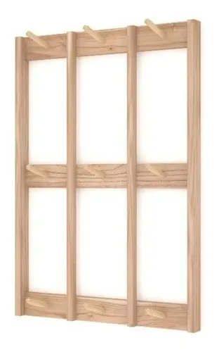 Perchero nordico de madera sale