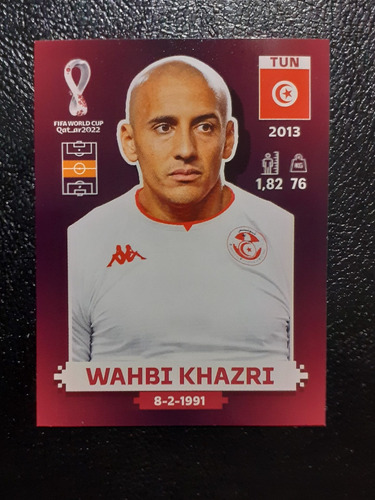 Figurita Mundial Qatar 2022 Wahbi Khazri Tun 13 Oryx