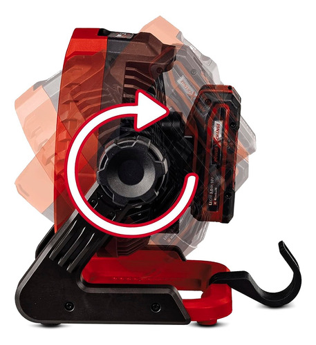 Imagen 4 de 10 de Ventilador Inalambrico 18v Einhell 180mm 3 Niveles Sin Bat