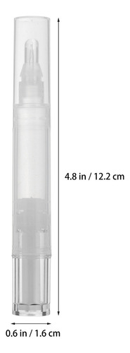 Hnhn5 Botellas De Brillo Labial Vacías De 5 Ml, Esmaltes Lab