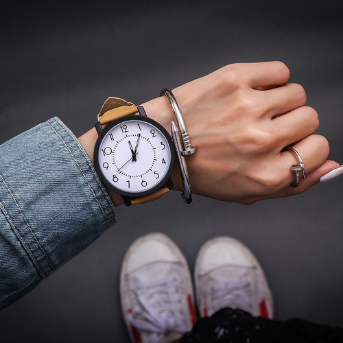 Cute Digital Brown - Reloj Para Pareja De Estilo Japonés Y C