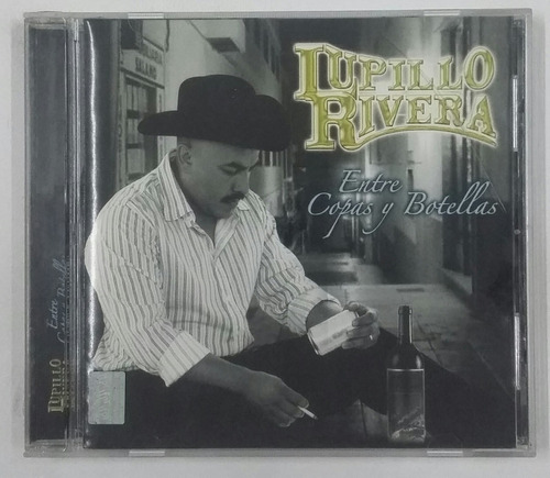 Cd Lupillo Rivera Entre Copas Y Botellas - Usado