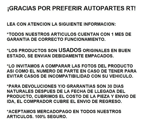 Base Soporte Aluminio Tensor Sunfire 2.4l Gm 24573852 Orig.