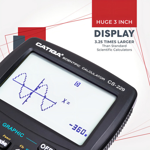 Calculadora Científica Con Funciones Gráficas, Múltiples Modos Con Interfaz Intuitiva, Perfecta Para Cursos Principiantes Y Avanzados, Escuela Secundaria O Universidad