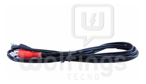 Imagen 6 de 6 de Cable Adaptador 2 Rca Macho A Mini Plug 3.5 Mm De 1,5 Metros