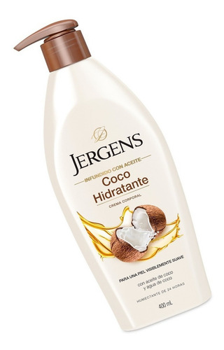 Jergens Crema Corporal Coco Hidratante Piel X 400ml Local