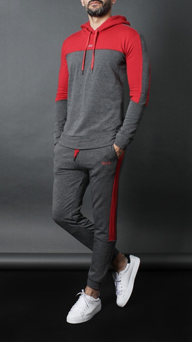Imagen 2 de 2 de Jogging Combinado Frisa No End 38371 Hombre