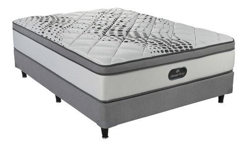 Sommier Simmons Beautysleep 2 Plaza 190 X 140 Cm Resortes