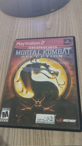 Mortal Kombat Deception Ps2 Original