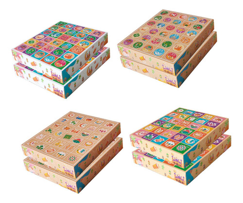 Mubarak Advent Calendar Box Eid Candy Cajas Festival 8pcs