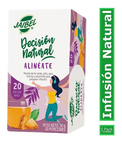 Aromática Jaibel Decisión Natural Alinéate X20 Bolsitas