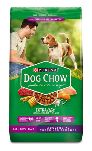 Concentrado Perro Dog Chow 9076 2 Kg Carne Adult