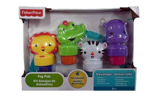 Imagen 2 de 3 de Fisher Price Sonajero Animal Dpn24