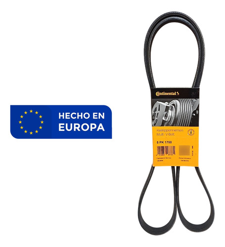 Correa Única Logan Clio Symbol Megane Continental 5pk1750