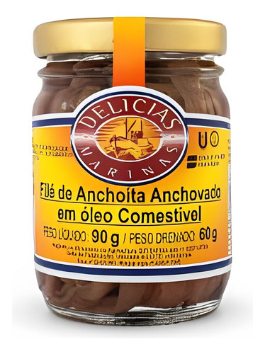 Filé De Anchova Delicia Marinas 90g