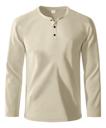 Polera Básica Para Hombre, Estilo Gofre Casual, Polera Henry