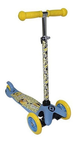 Patinete Infantil Minions 3 Rodas Abec5 Até 50kg 18202