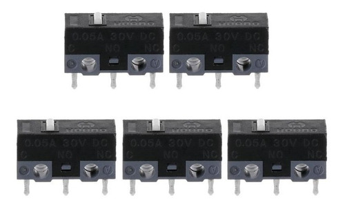 Micro Switch Original Huano 5m P/ Mouse Gamer Kit 2 Peças