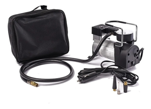 Imagen 2 de 10 de Compresor 12v Aire Metal Autos Inflador Neumatico Portatil