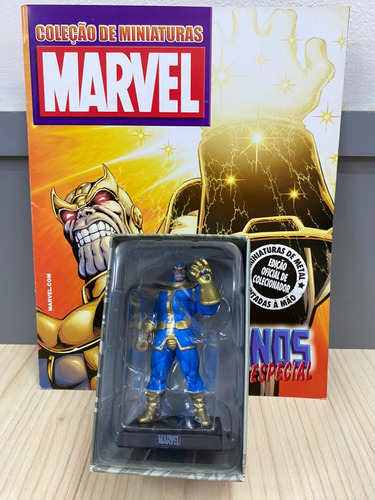 Miniatura Eaglemoss - Thanos ( Marvel Edição Especial ) Rara