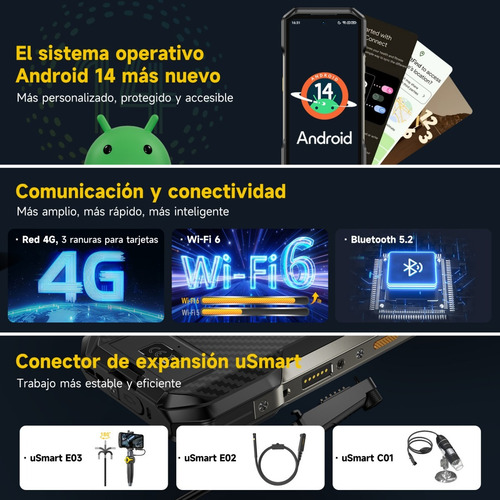 Teléfono Inteligente Ulefone Armor 27 Dual Sim, Robusto