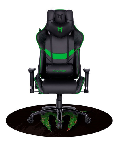 Silla Gamer Reclinable Con Alfombra 12cm | Panter