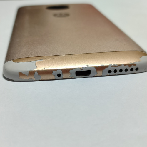 Tapa Trasera Externa Motorola E4 Plus Xt1772 Dorado Lisa (Usado)