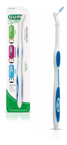Gum Proxabrush Go Betweens Cepillo Interdental Fino Med Grue